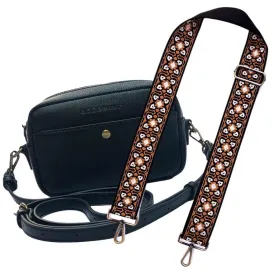 Bag and Strap Bundle: Flora Strap and Bowie Pack in Black