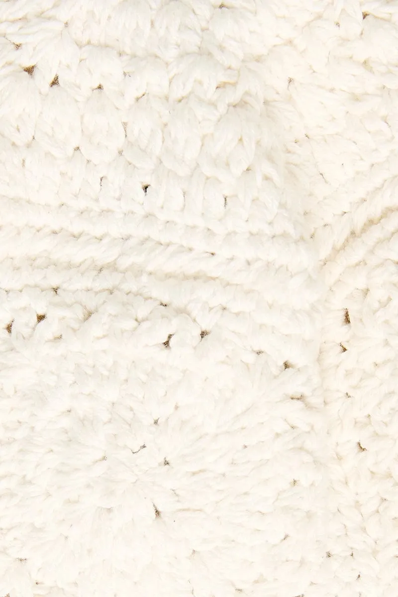 Cala Bianca Crochet Hat Off White - Final Sale