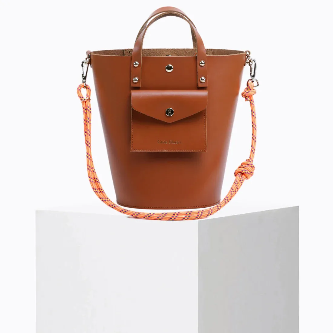 Craie Studio Notion Tan Bucket Bag