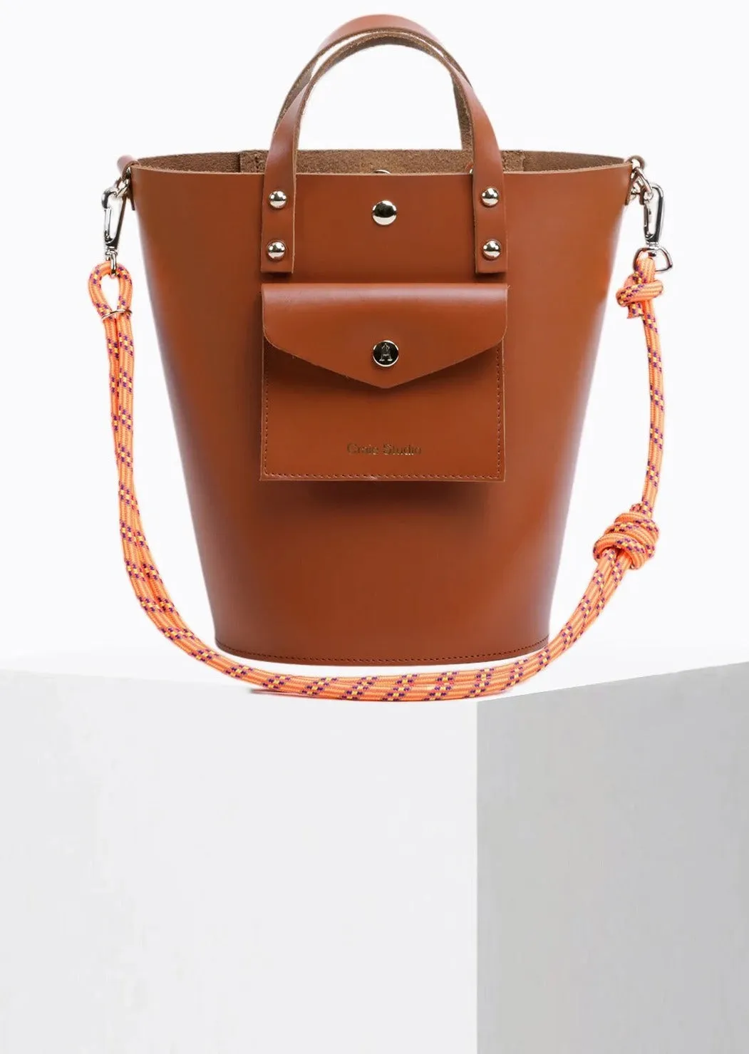 Craie Studio Notion Tan Bucket Bag