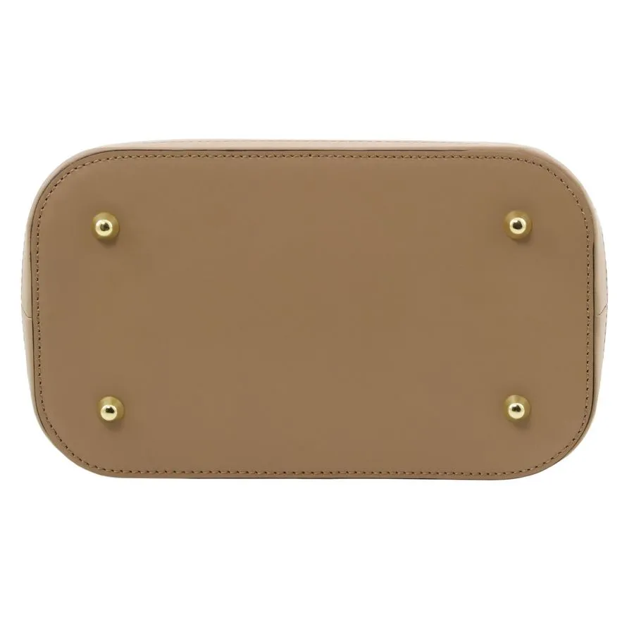 Demetra Leather Ruga Handbag