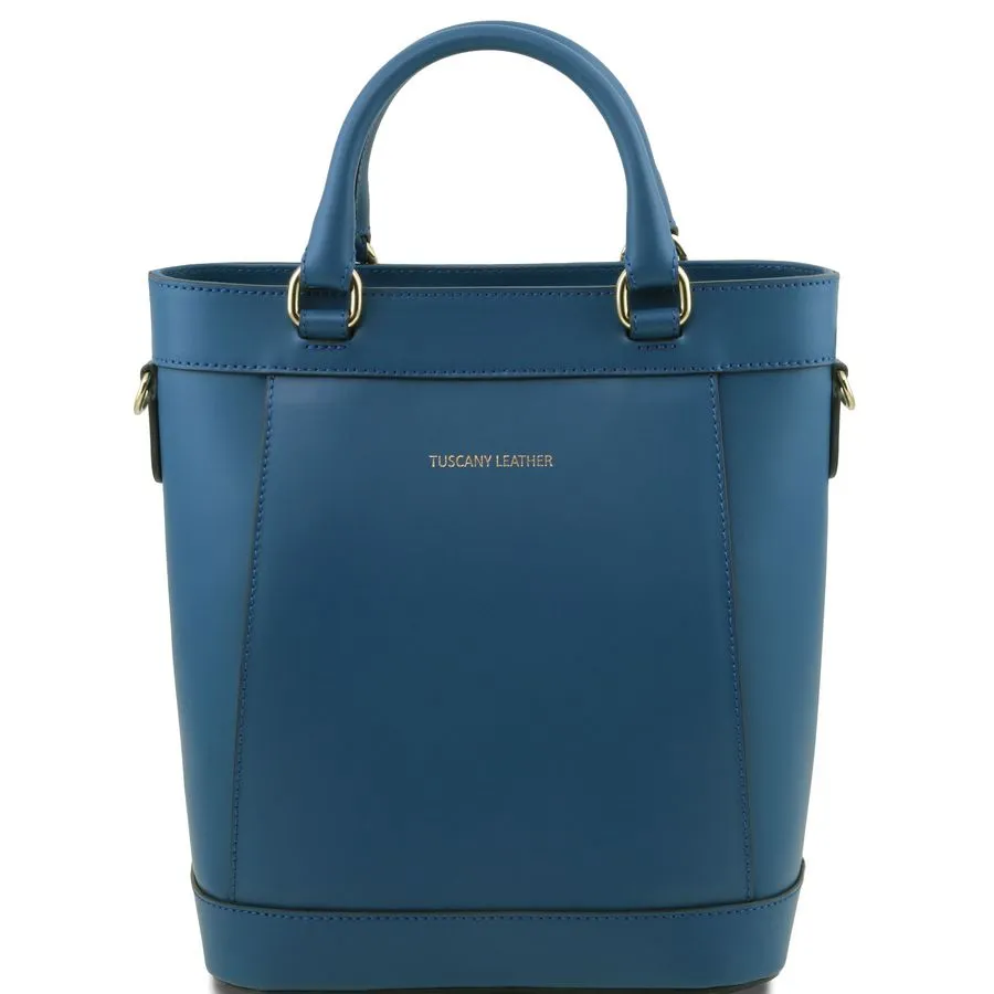 Demetra Leather Ruga Handbag