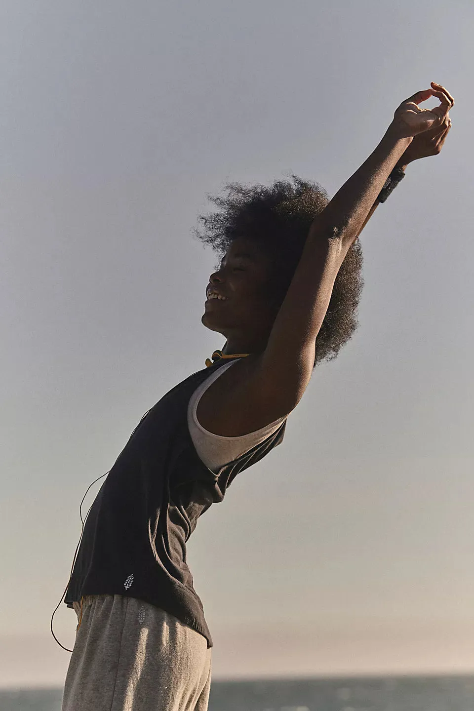 FREE PEOPLE INHALE TANK BLACK