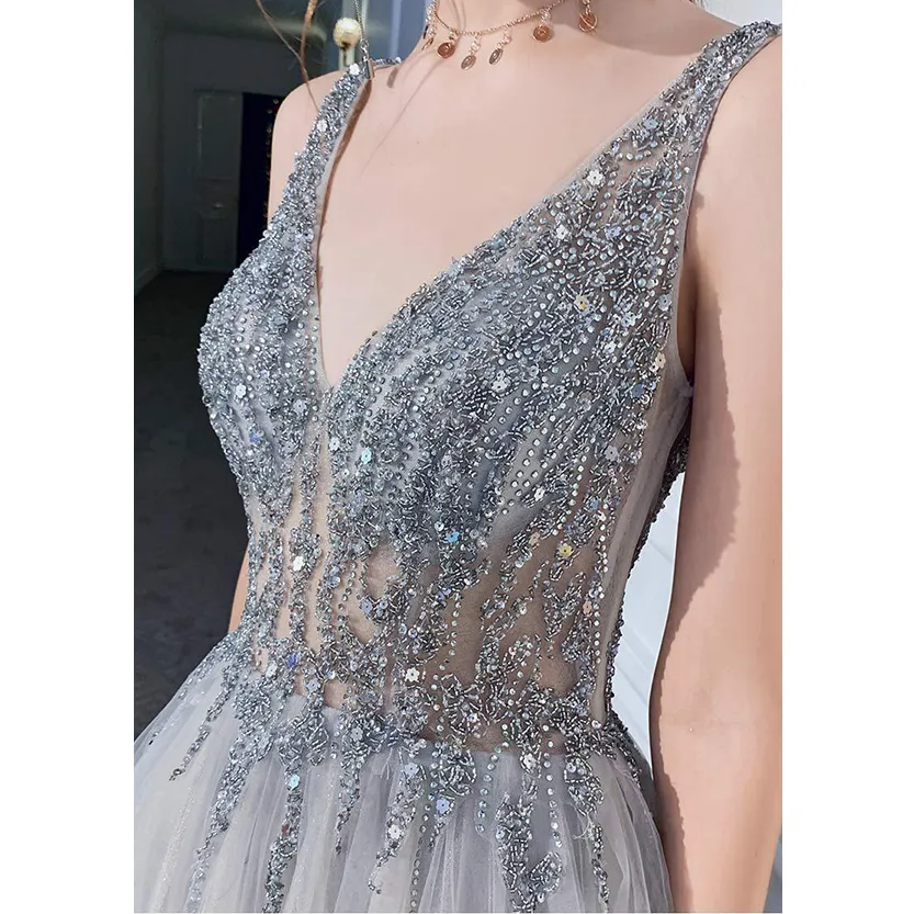 Funki Buys | Dresses | Women's Long Chiffon Tulle Prom Dress