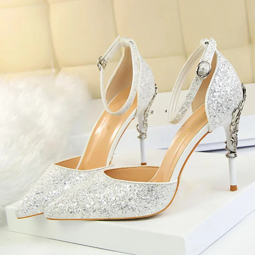 Funki Buys | Shoes | Women's Elegant Party Glitter Sandals