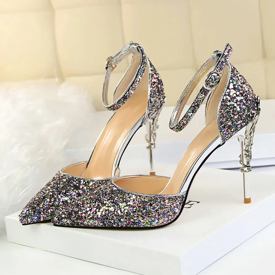 Funki Buys | Shoes | Women's Elegant Party Glitter Sandals