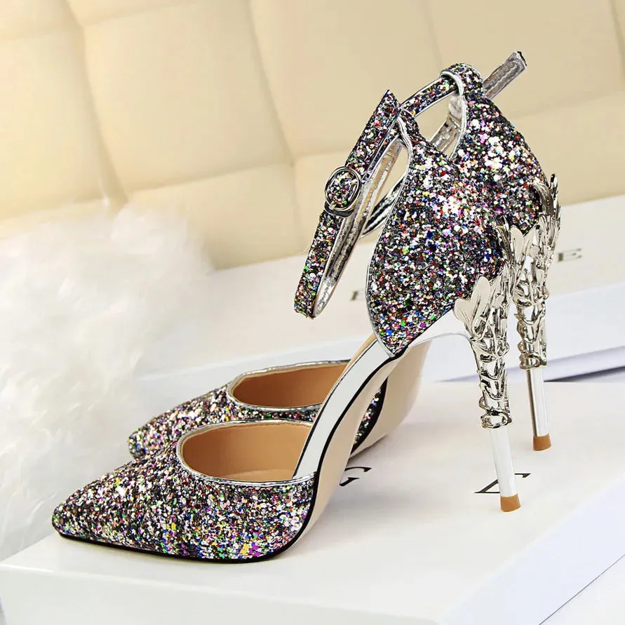 Funki Buys | Shoes | Women's Elegant Party Glitter Sandals
