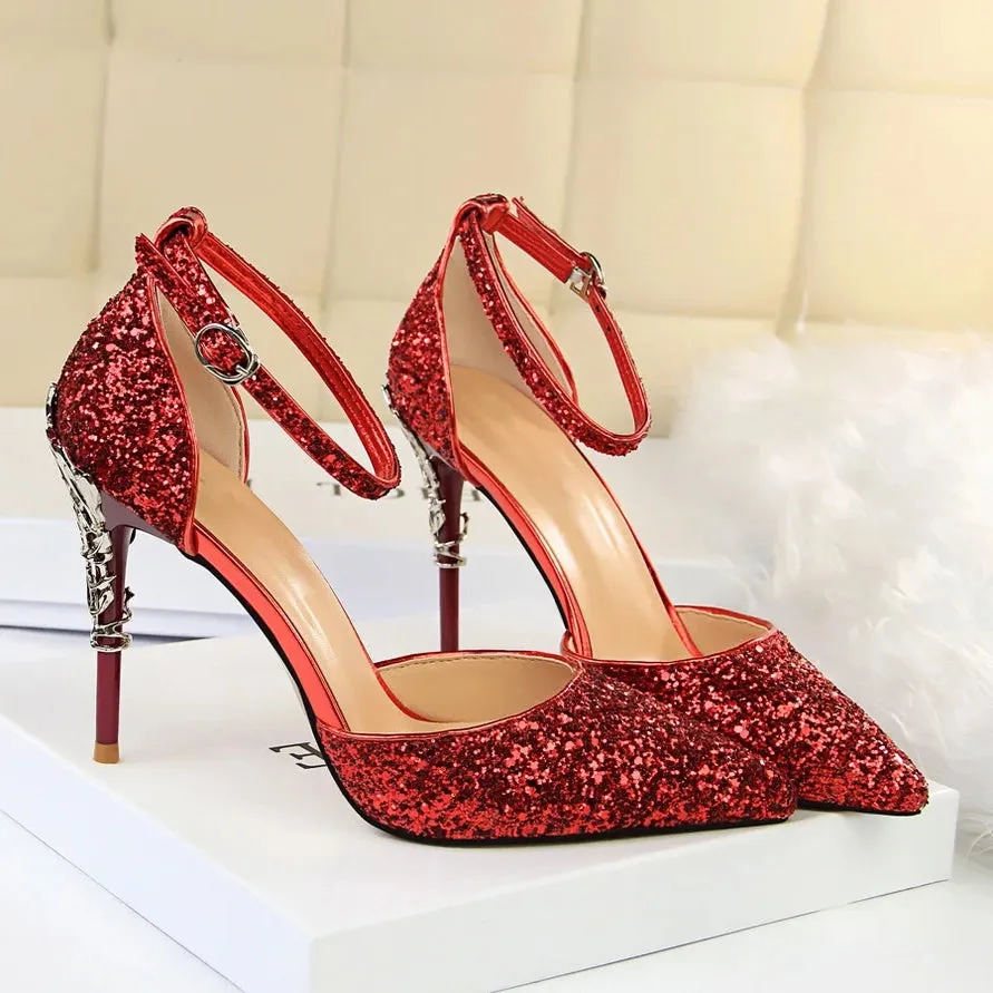 Funki Buys | Shoes | Women's Elegant Party Glitter Sandals