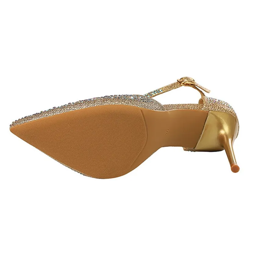 Funki Buys | Shoes | Women's Shiny Rhinestone Designer Heels