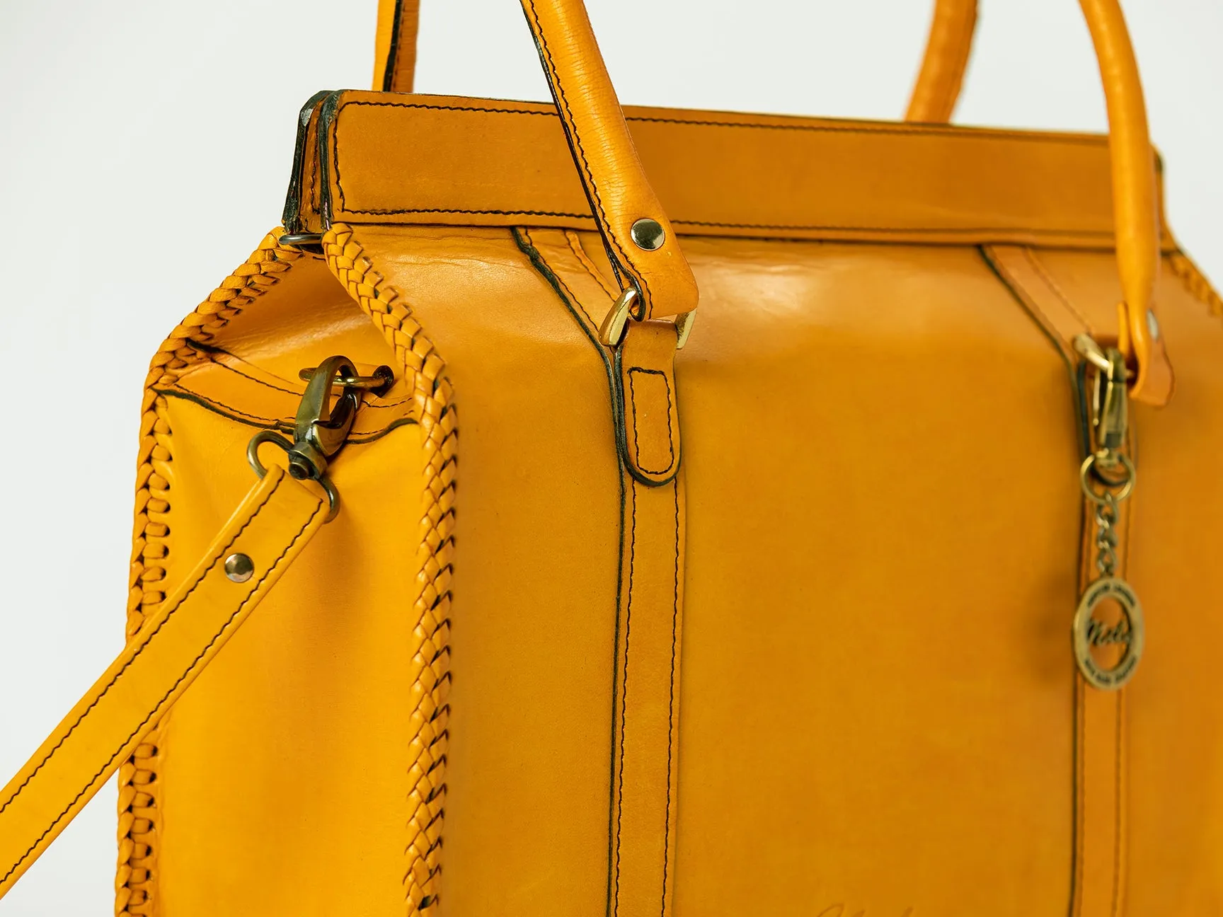 Nila Doctor-Style Satchel, With Zipper