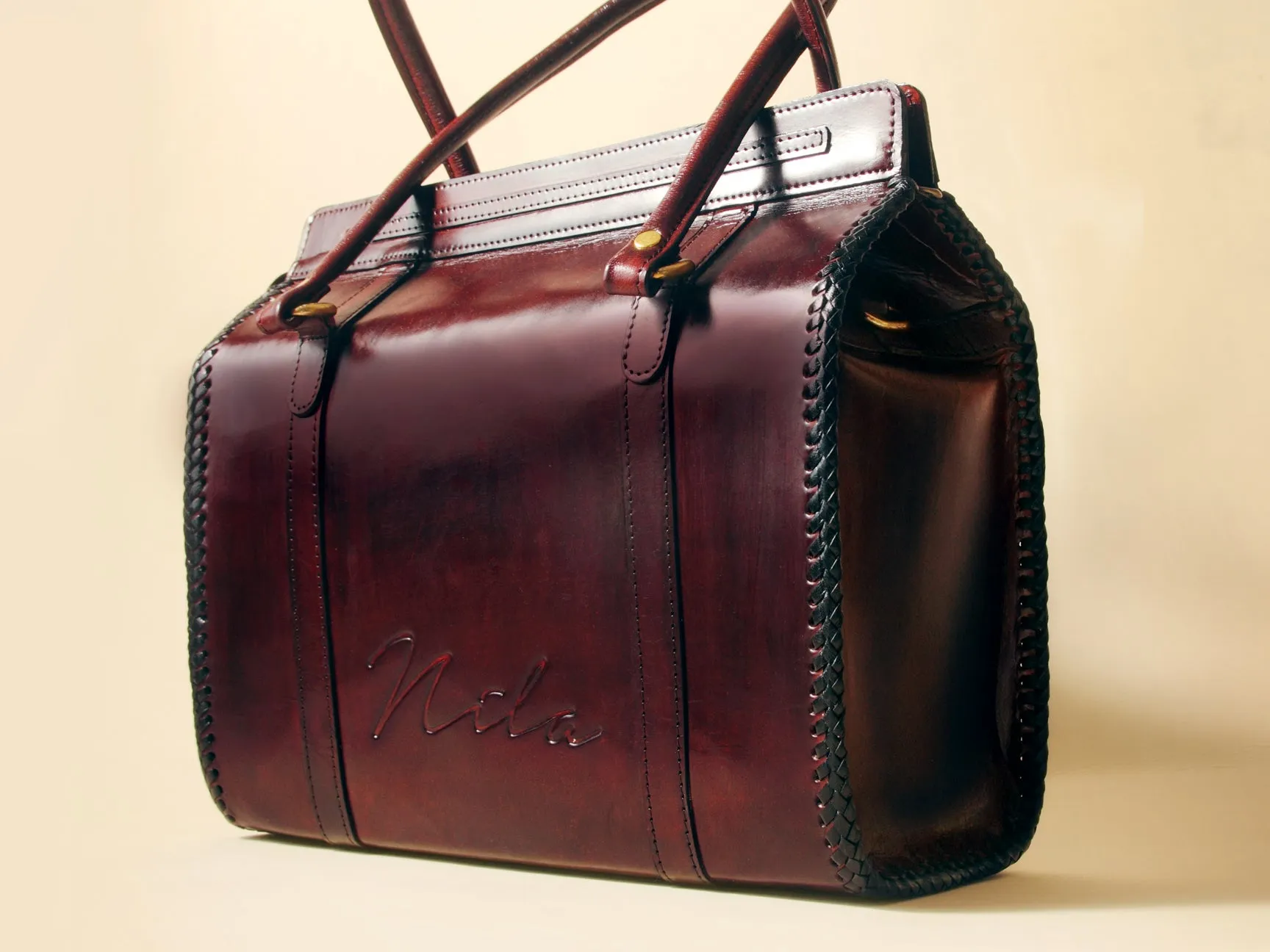 Nila Doctor-Style Satchel, With Zipper