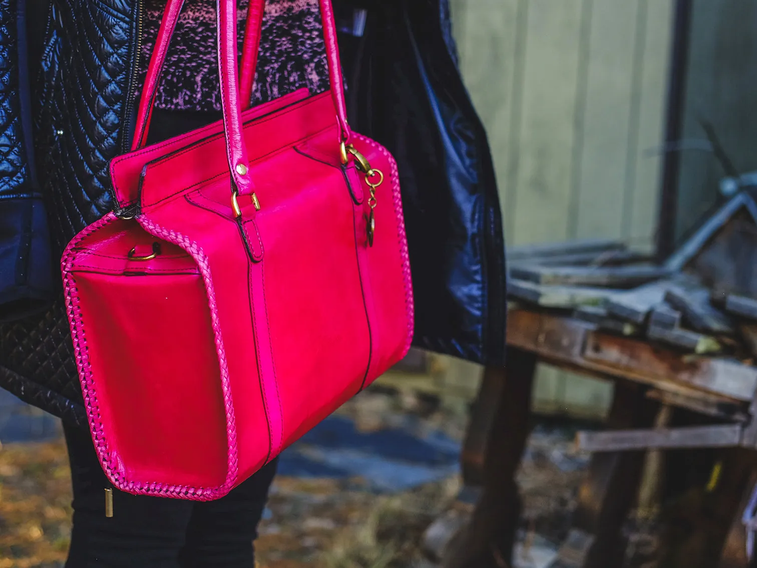 Nila Doctor-Style Satchel, With Zipper
