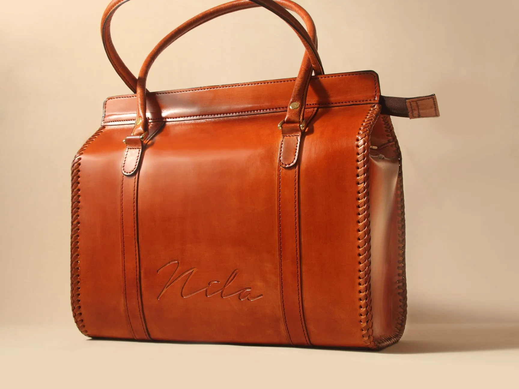 Nila Doctor-Style Satchel, With Zipper