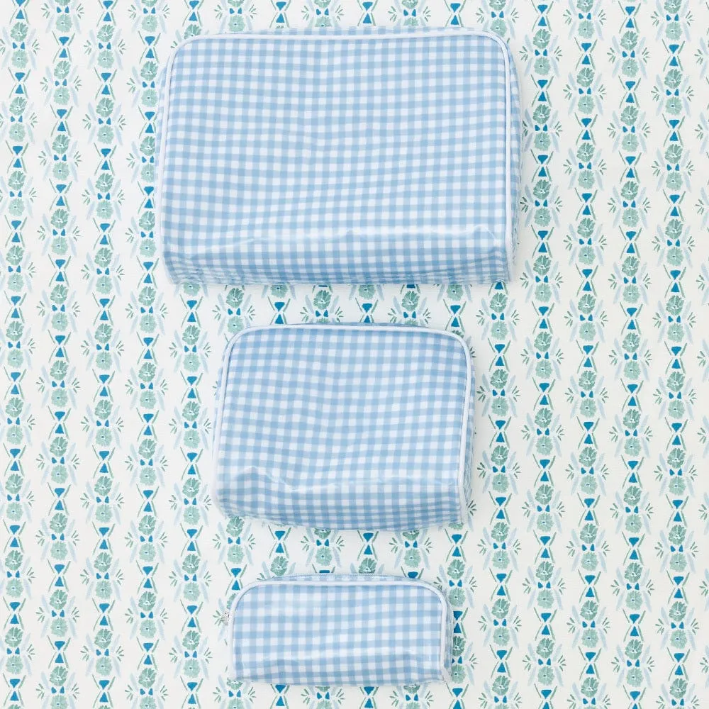 Patterned Toiletry Bag Trio (3 pieces)