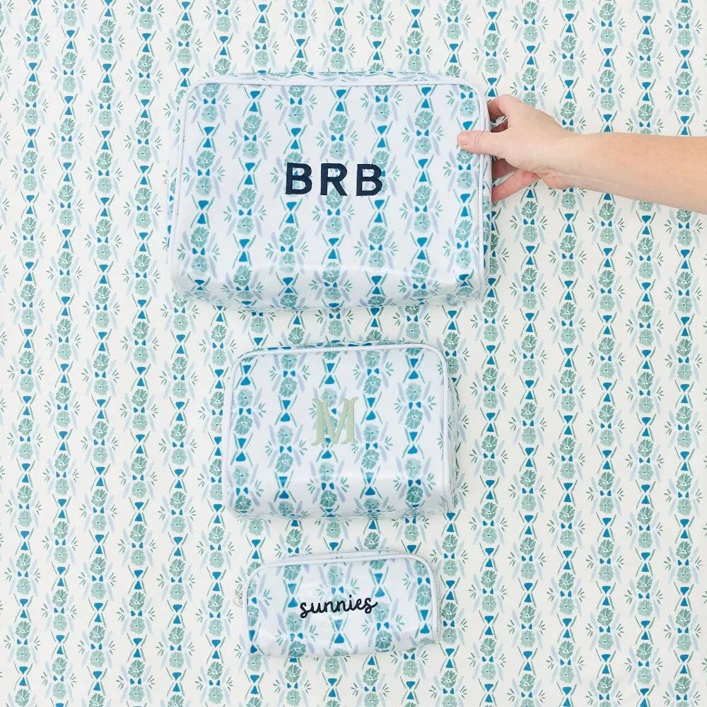 Patterned Toiletry Bag Trio (3 pieces)