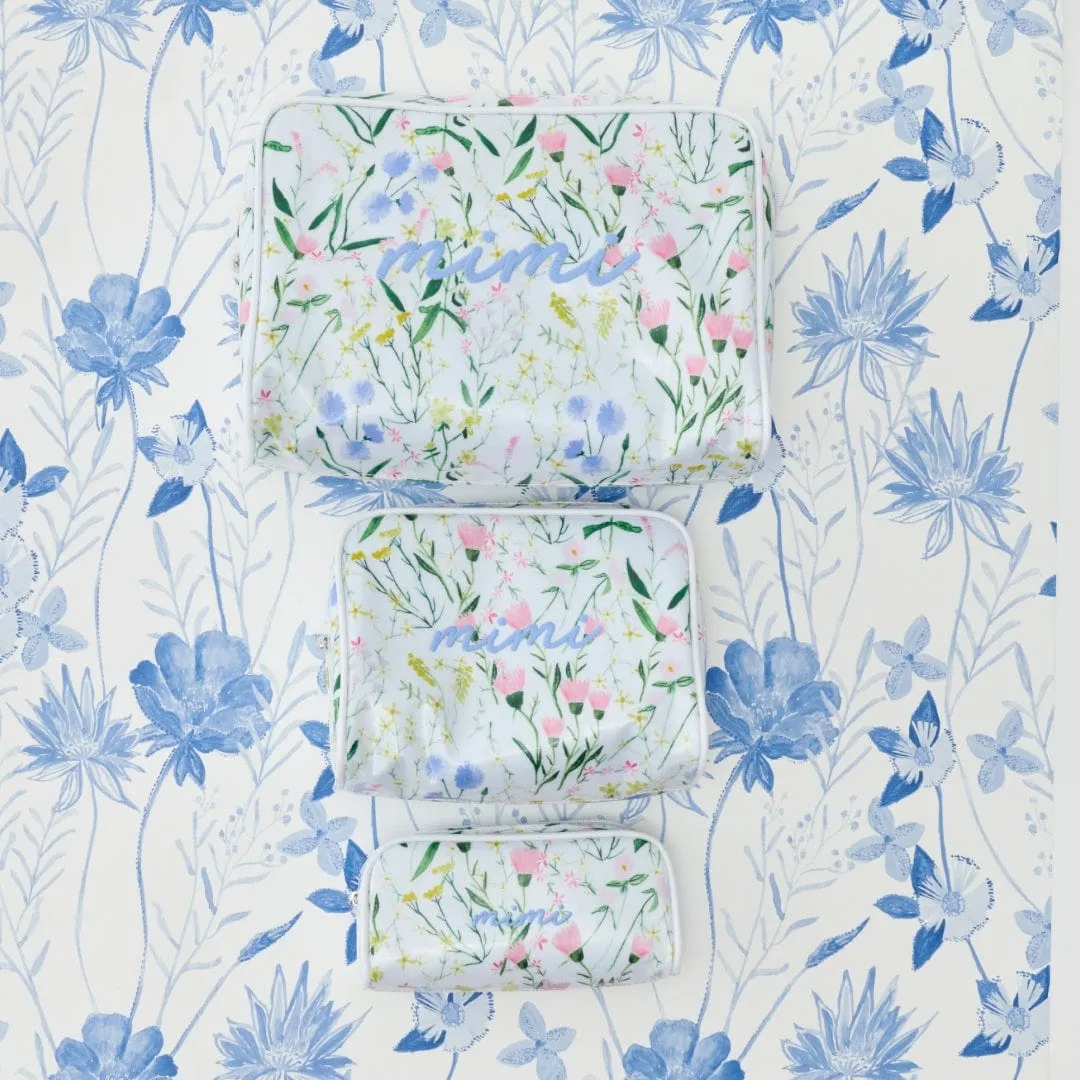 Patterned Toiletry Bag Trio (3 pieces)