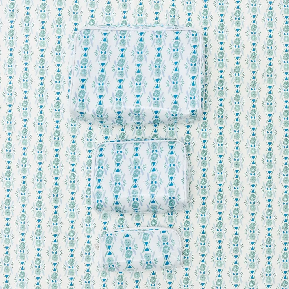 Patterned Toiletry Bag Trio (3 pieces)
