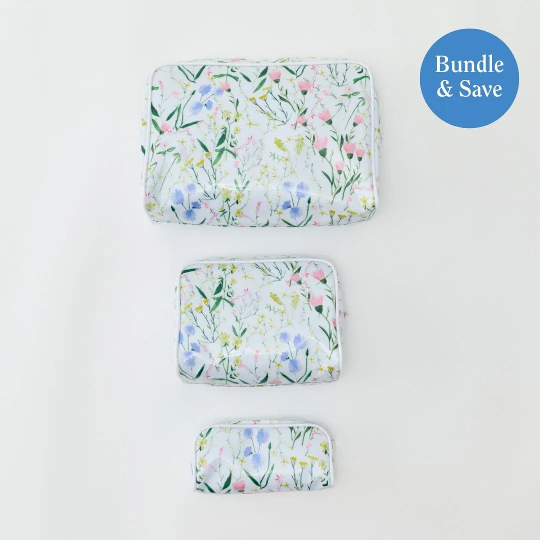 Patterned Toiletry Bag Trio (3 pieces)