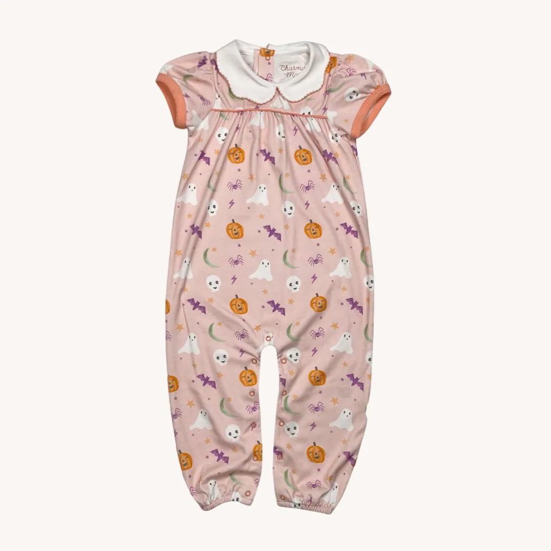 Pink & Spooky Sissy Sweet Scallop Romper