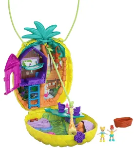 Polly Pocket Polly & Lila Tropicool Pineapple Wearable Purse Compact