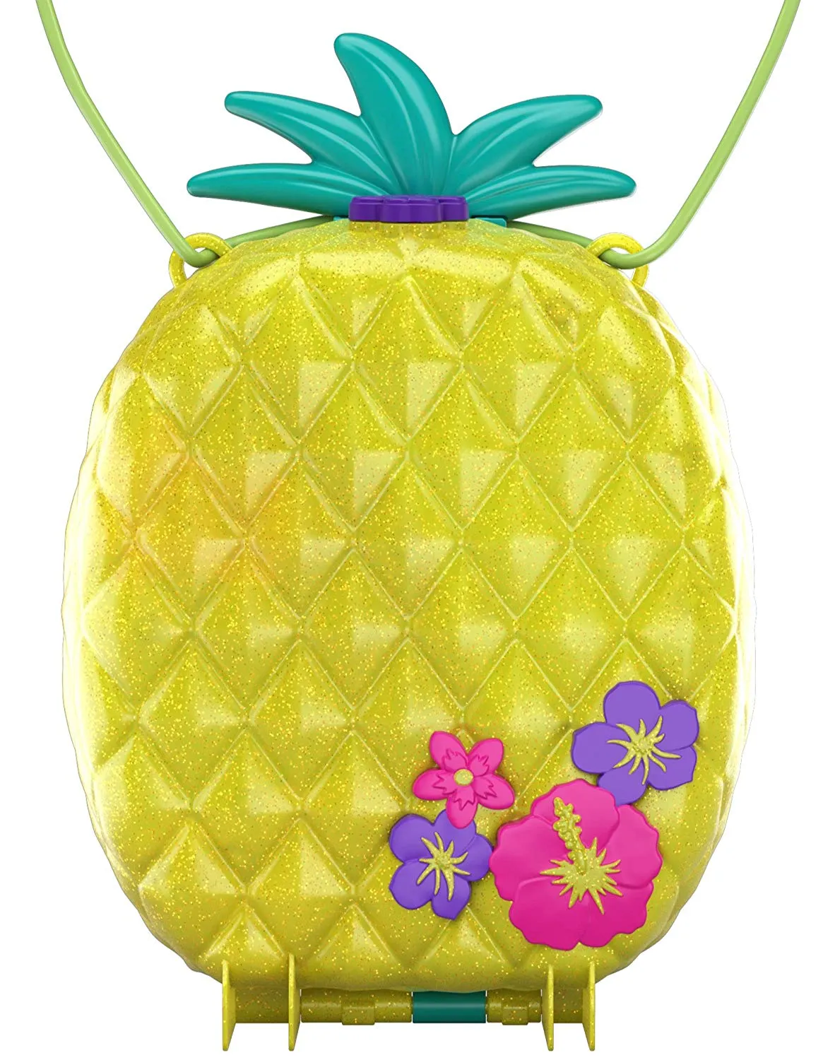 Polly Pocket Polly & Lila Tropicool Pineapple Wearable Purse Compact