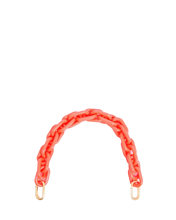 Shortie Strap in Bright Coral