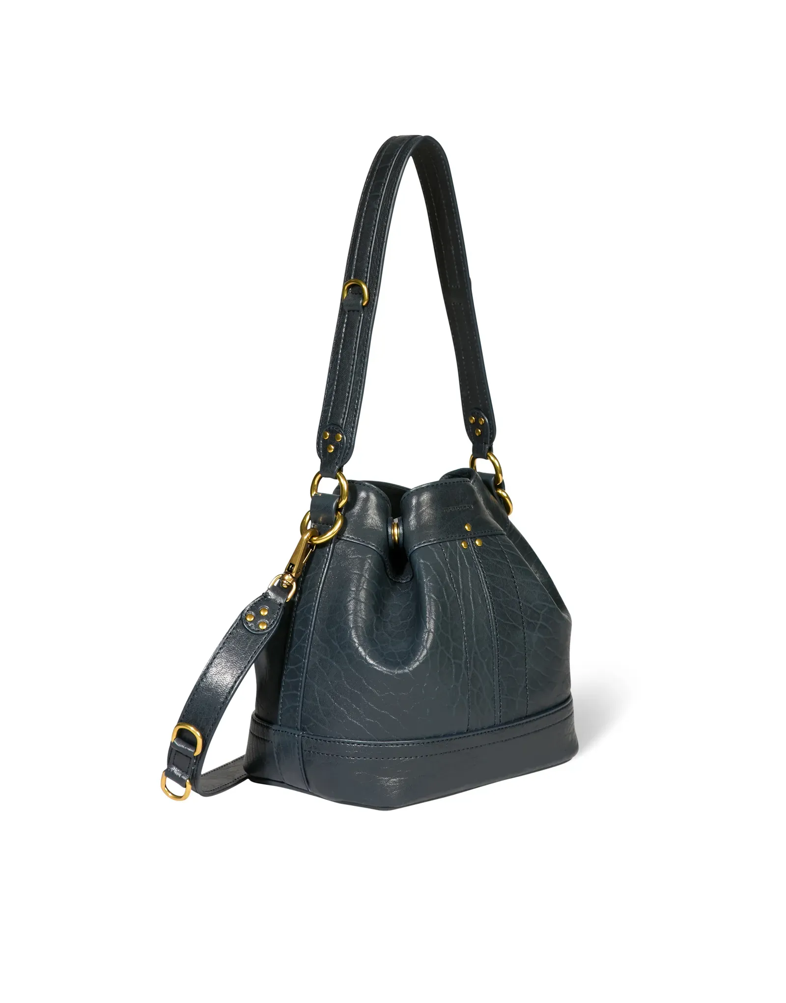 Small Ben Handbag in Bubble Petrol
