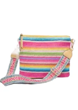 Summer Crossbody in Happy Stripes