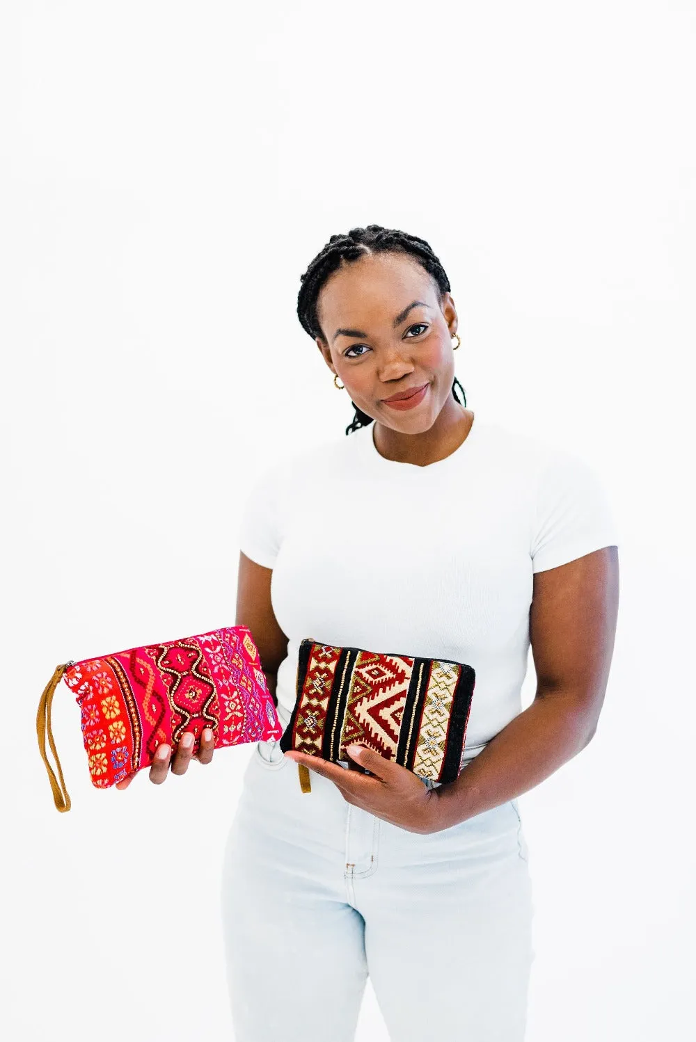 Zuri Beaded Clutch